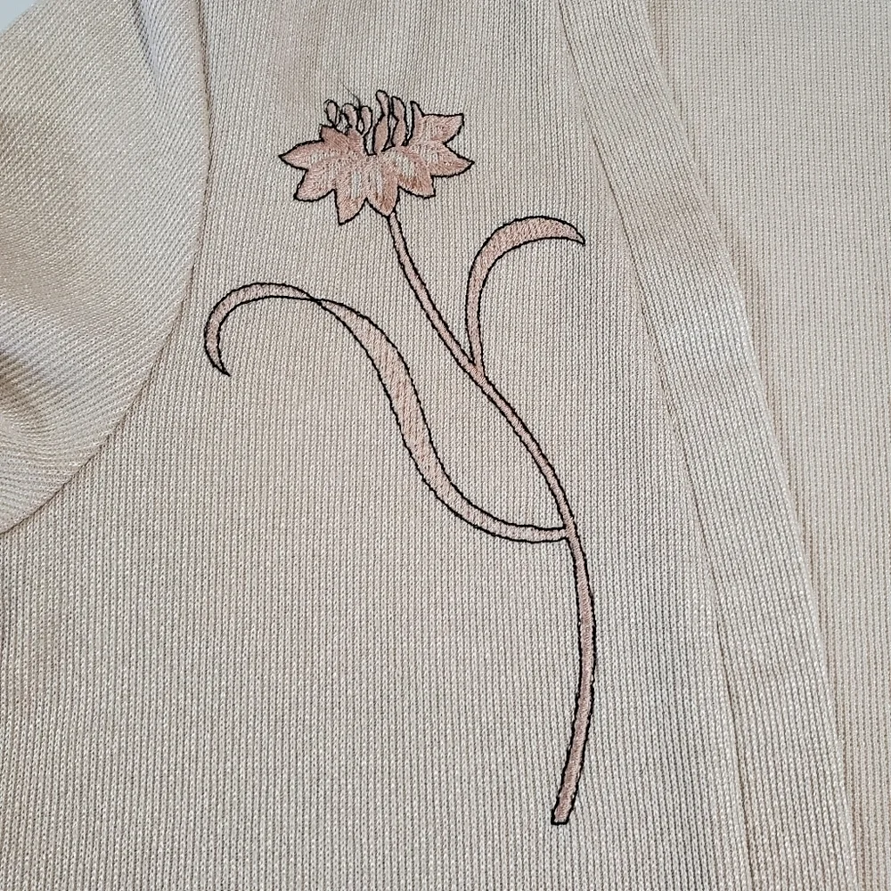 7316 * Whirlaway Frocks Vintage Tank Dress & Cardigan Jacket Set Cream Size 8 - Picture 13 of 16